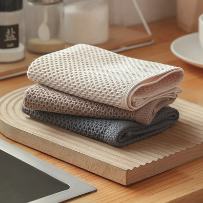 Dishcloth Honeycomb Absorbent Towel